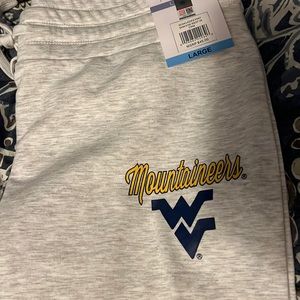 West Virginia Mountaineer (WVU) ladies joggers size Large